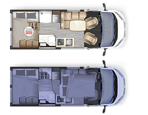 Furgoneta convertida Dreamer CAMPER VAN XL Limited - implantacin