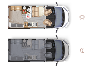 Furgoneta convertida D43 UP SELECT - implantacin