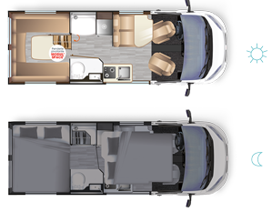 Furgoneta convertida LIVING VAN - implantacin